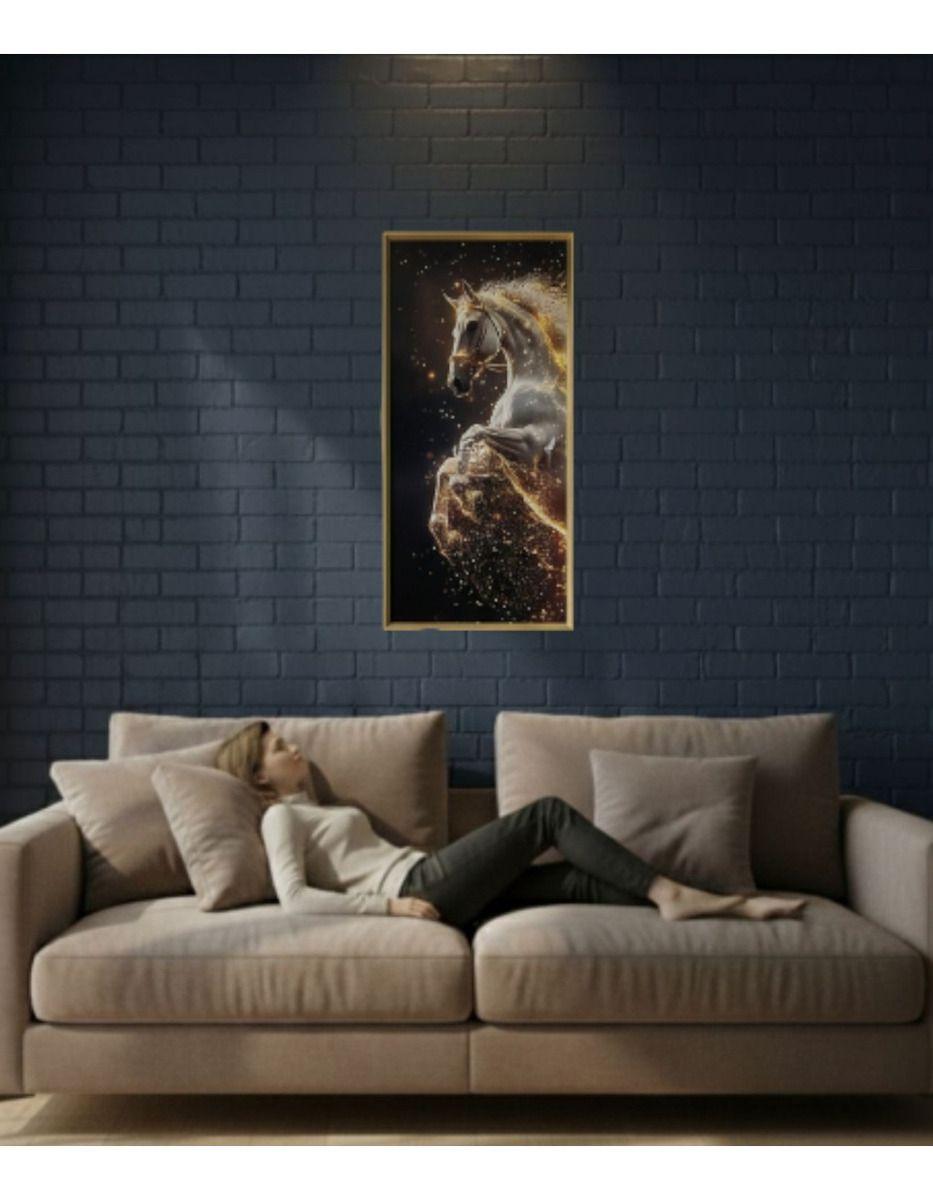 Cuadro Decorativo Arte Corcel Místico Adorno Pared Jhn-4