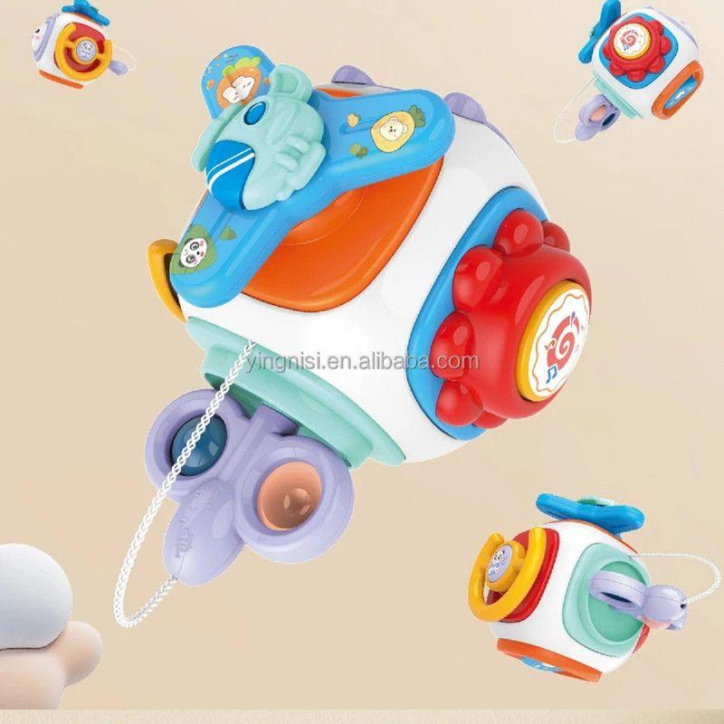 Juguete Cubo 8en1 Educativo Estimular Sonido Bebe Lau-3