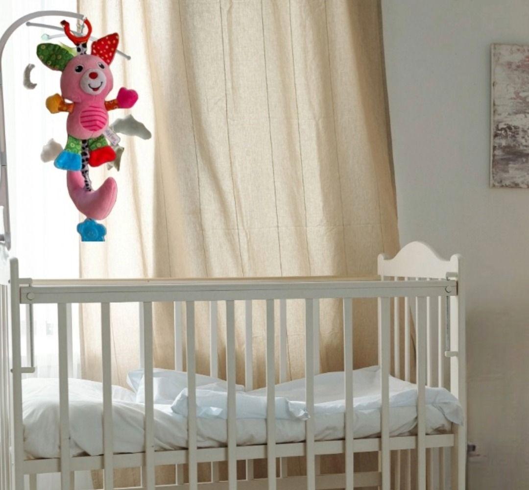 Sonajero Colgante Movil Diseño Conejito Bebe 3-M Cuna Lau-8