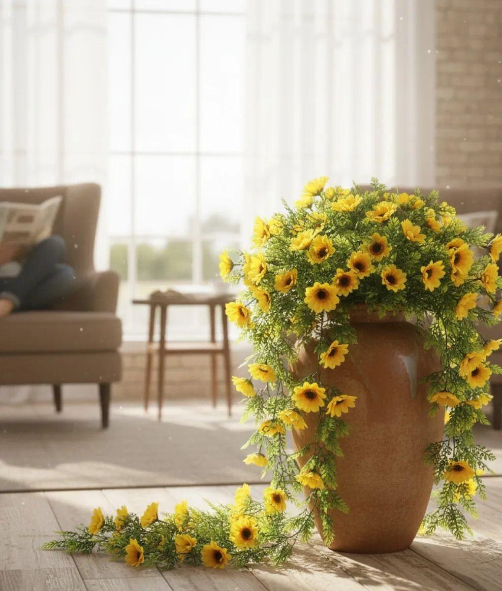 Enredadera Floral Artificial Cascada Colgante Decorativa Jhn-7