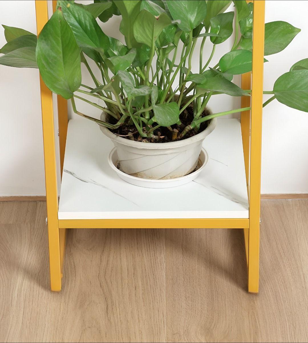 Porta Maceta Soporte Plantas 2 Niveles Exhibición 100cm Jhn-5