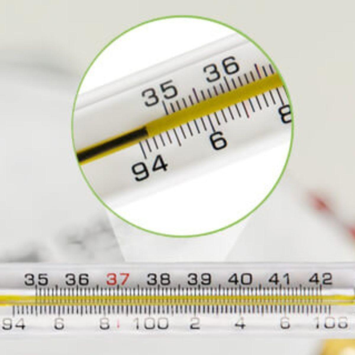 TERMOMETRO DE MERCURIO TEMPERATURA CORPORAL FIEBRE LAU-5