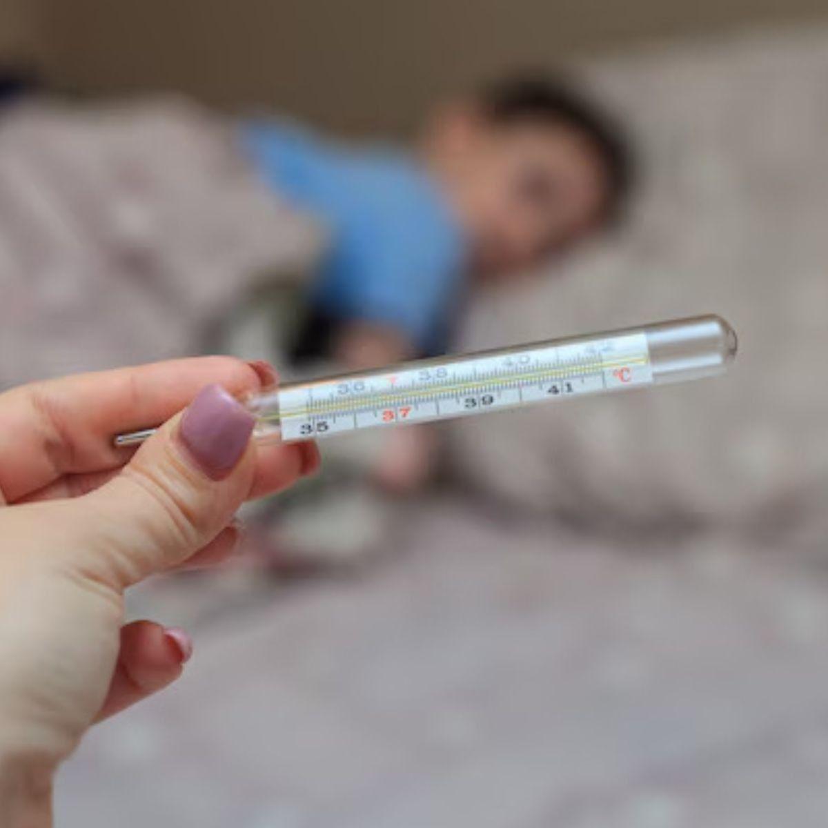 TERMOMETRO DE MERCURIO TEMPERATURA CORPORAL FIEBRE LAU-7