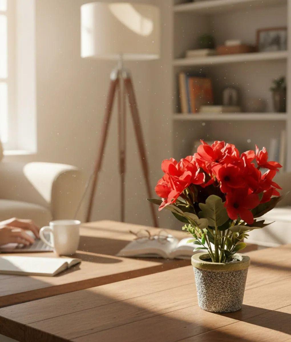 Planta Artificial Decorativa Hortensias Adorno Hogar Jhn-6