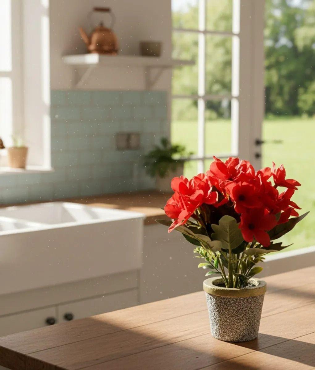 Planta Artificial Decorativa Hortensias Adorno Hogar Jhn-8