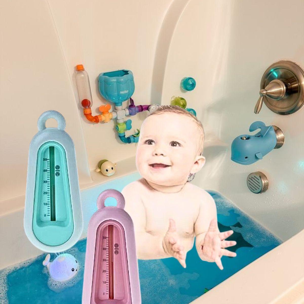 Set 3 Termometro Baño Bebes Temperatura Moderno Lau-3