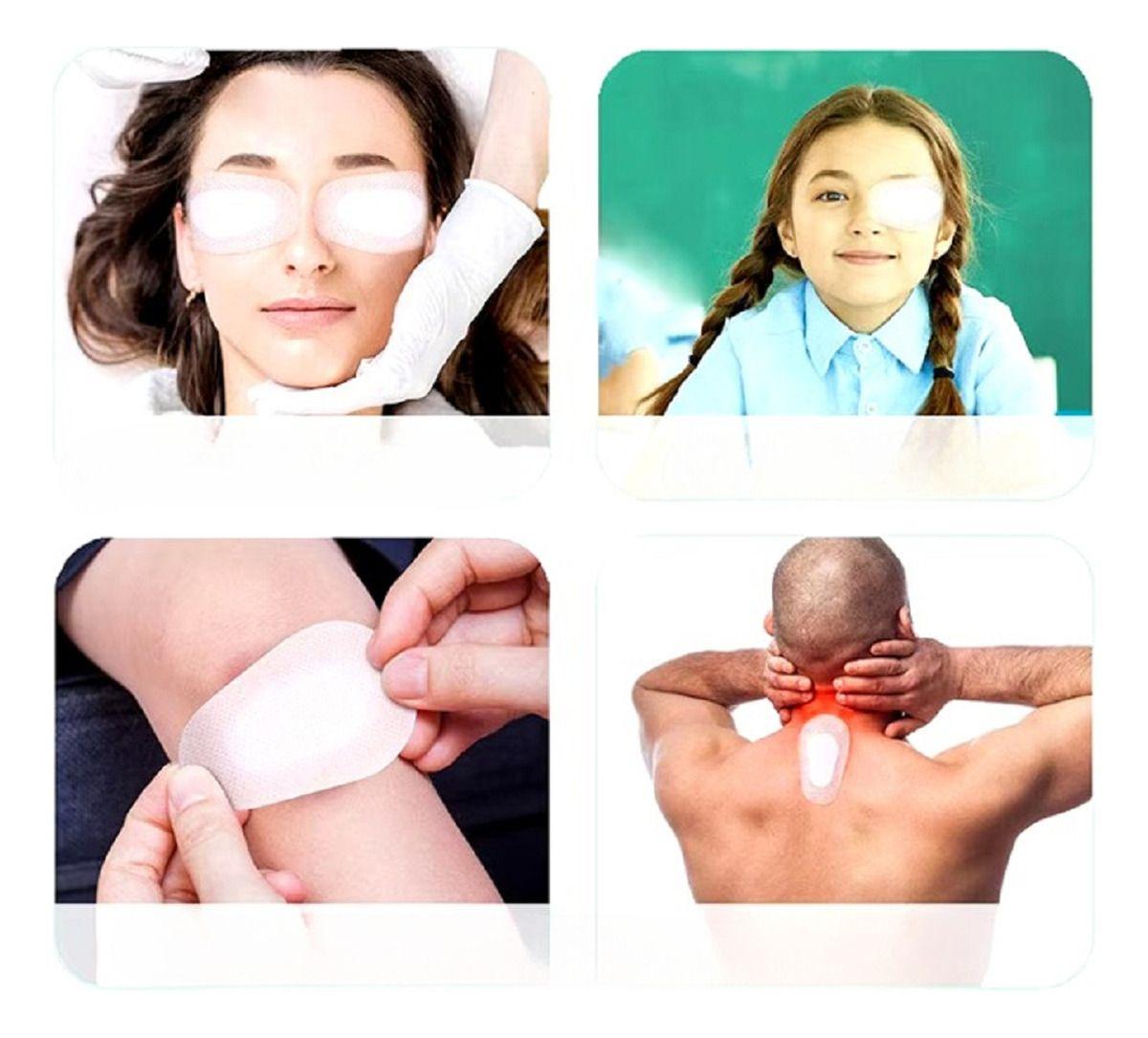 Parche Ocular Descartable Protege Ojos Herida 55x85 mm Lau-5