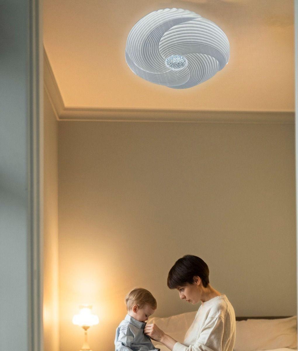 Lámpara Techo LED Dinamismo Esculpido Prismático Jhn-3