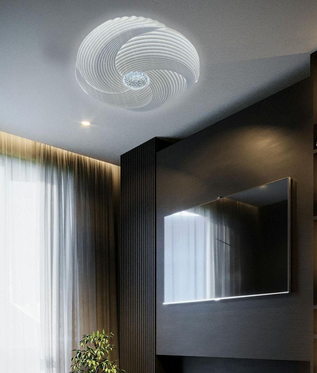 Lámpara Techo LED Dinamismo Esculpido Prismático Jhn-5