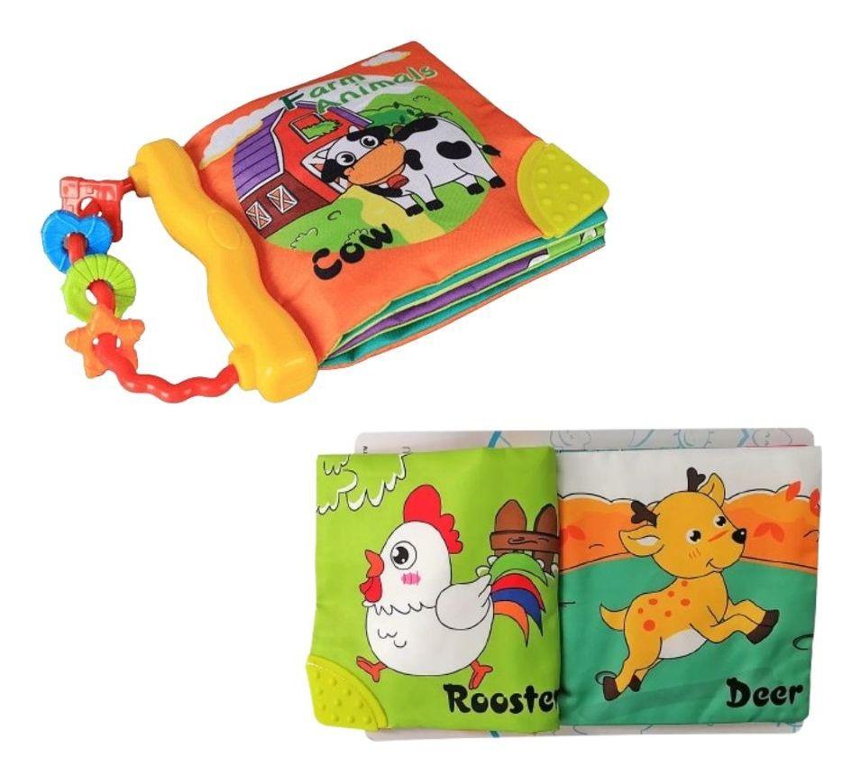 JUGUETE LIBRO DE TELA ANIMALES EDUCATIVO BEBE LAU-3