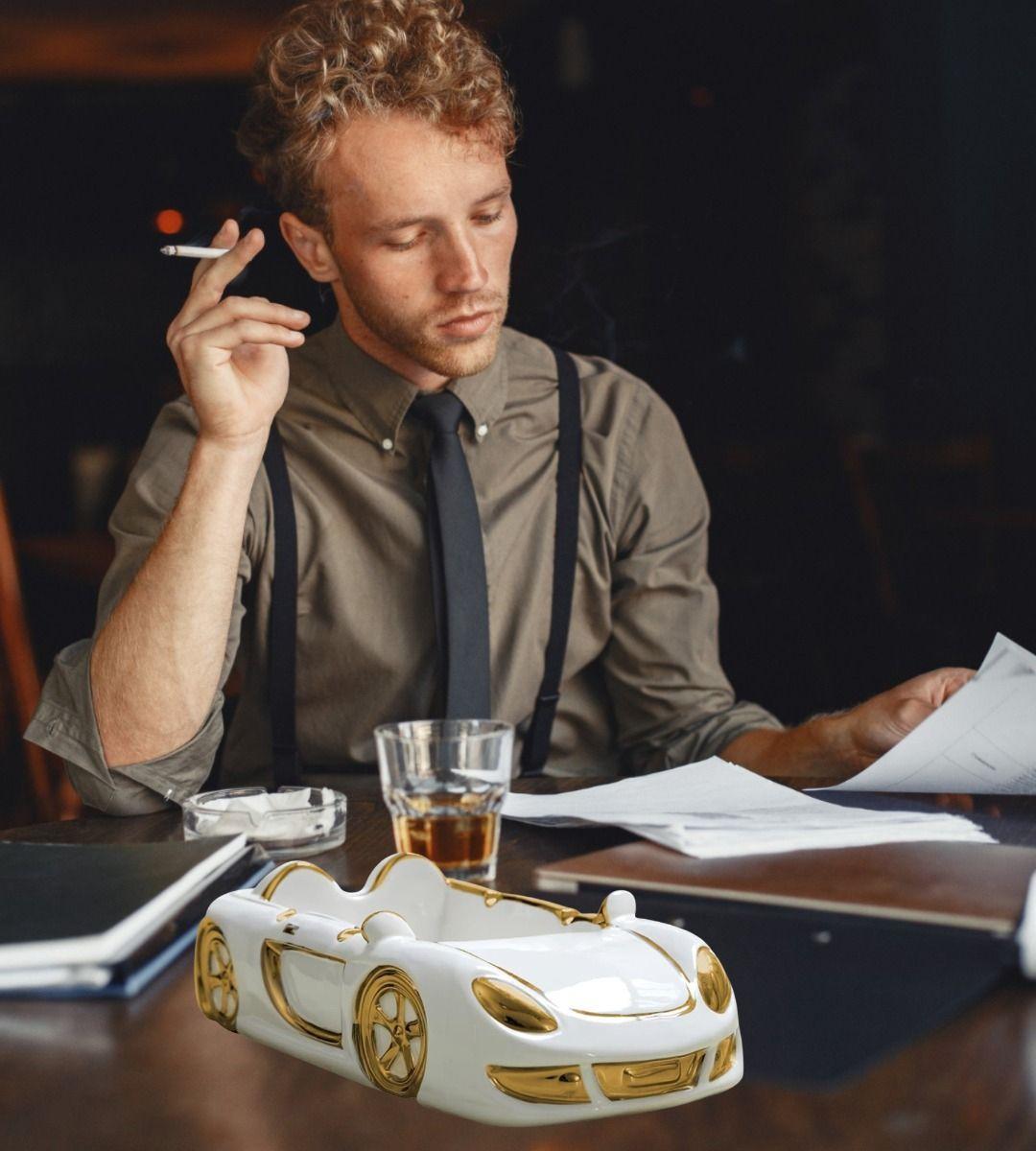 Cenicero Decorativo Auto Elegante Cenizas Hogar Jhn-4