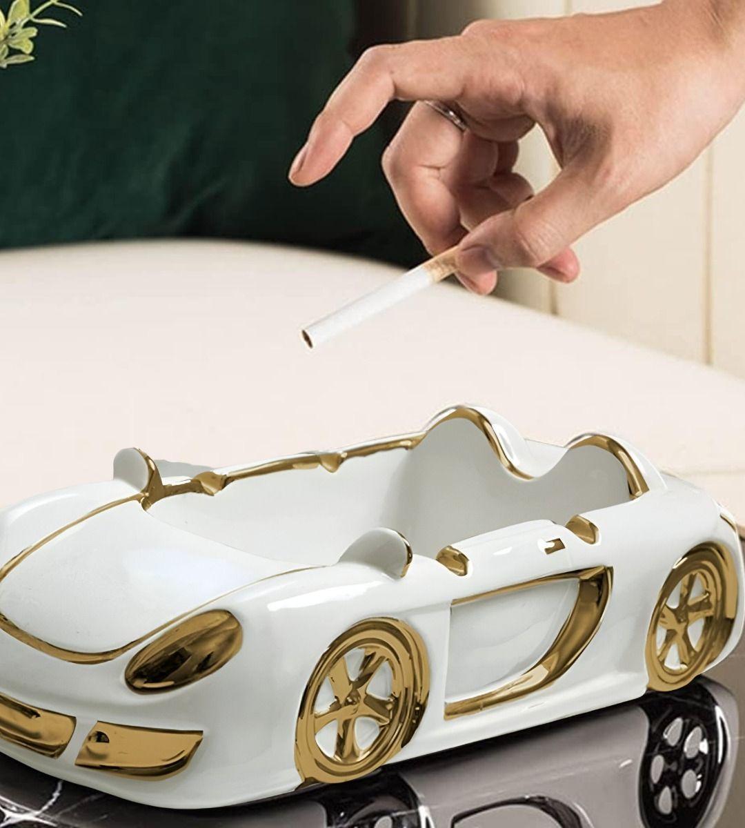 Cenicero Decorativo Auto Elegante Cenizas Hogar Jhn-6