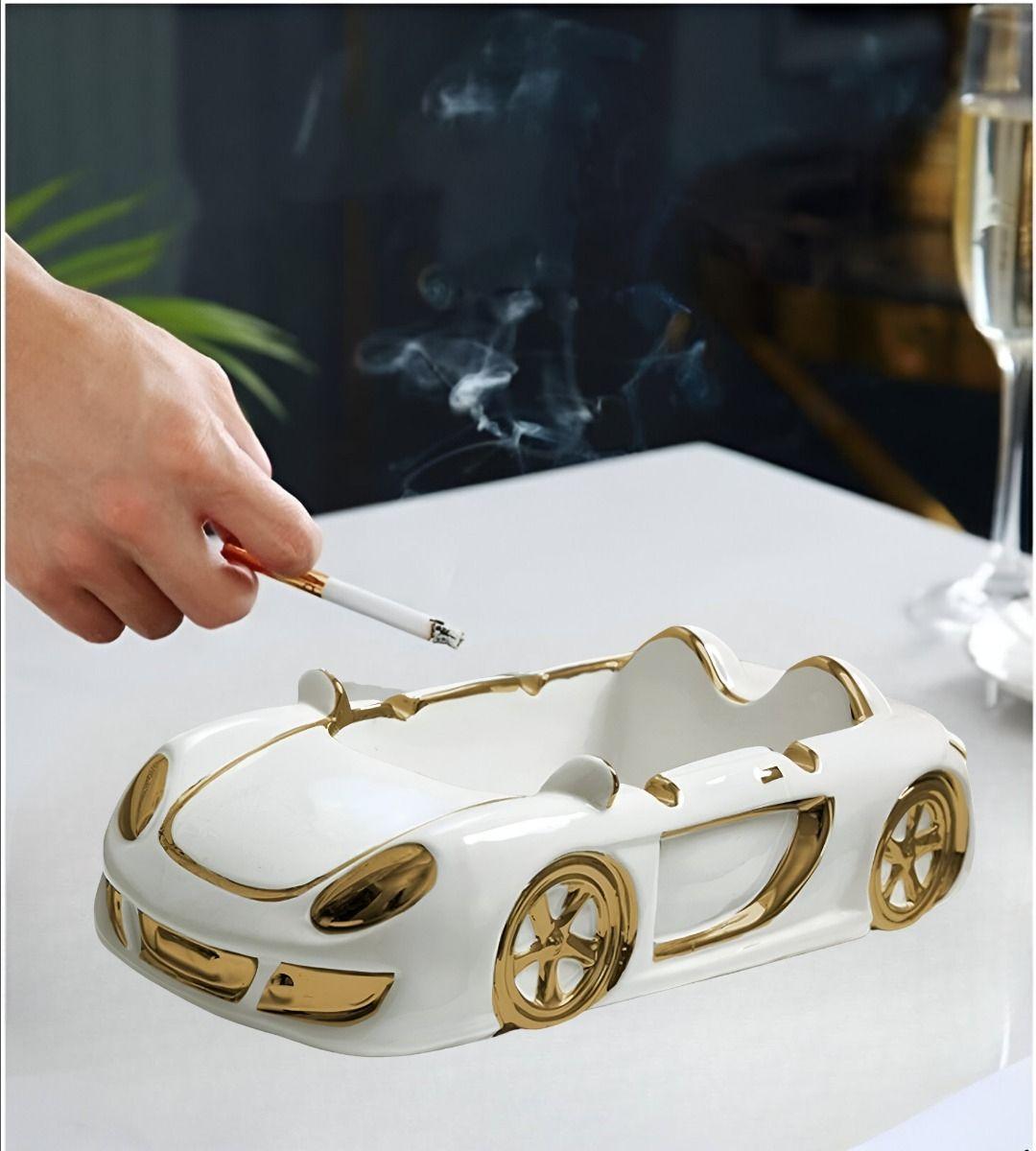 Cenicero Decorativo Auto Elegante Cenizas Hogar Jhn-8