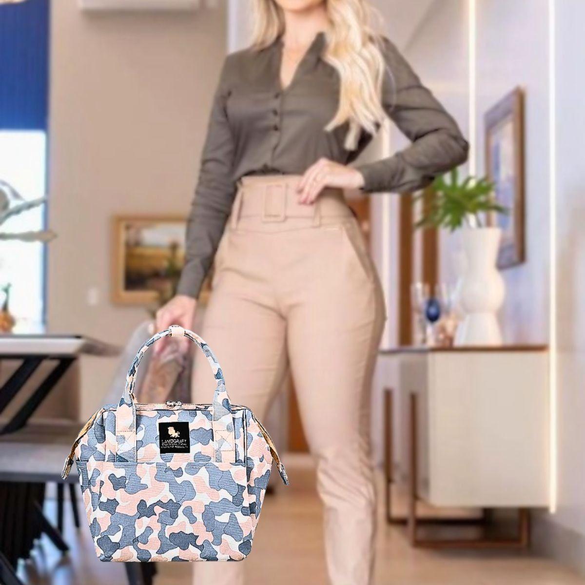 Mochila Maternal Multifuncional Impermeable Mama Bebe Lau-4