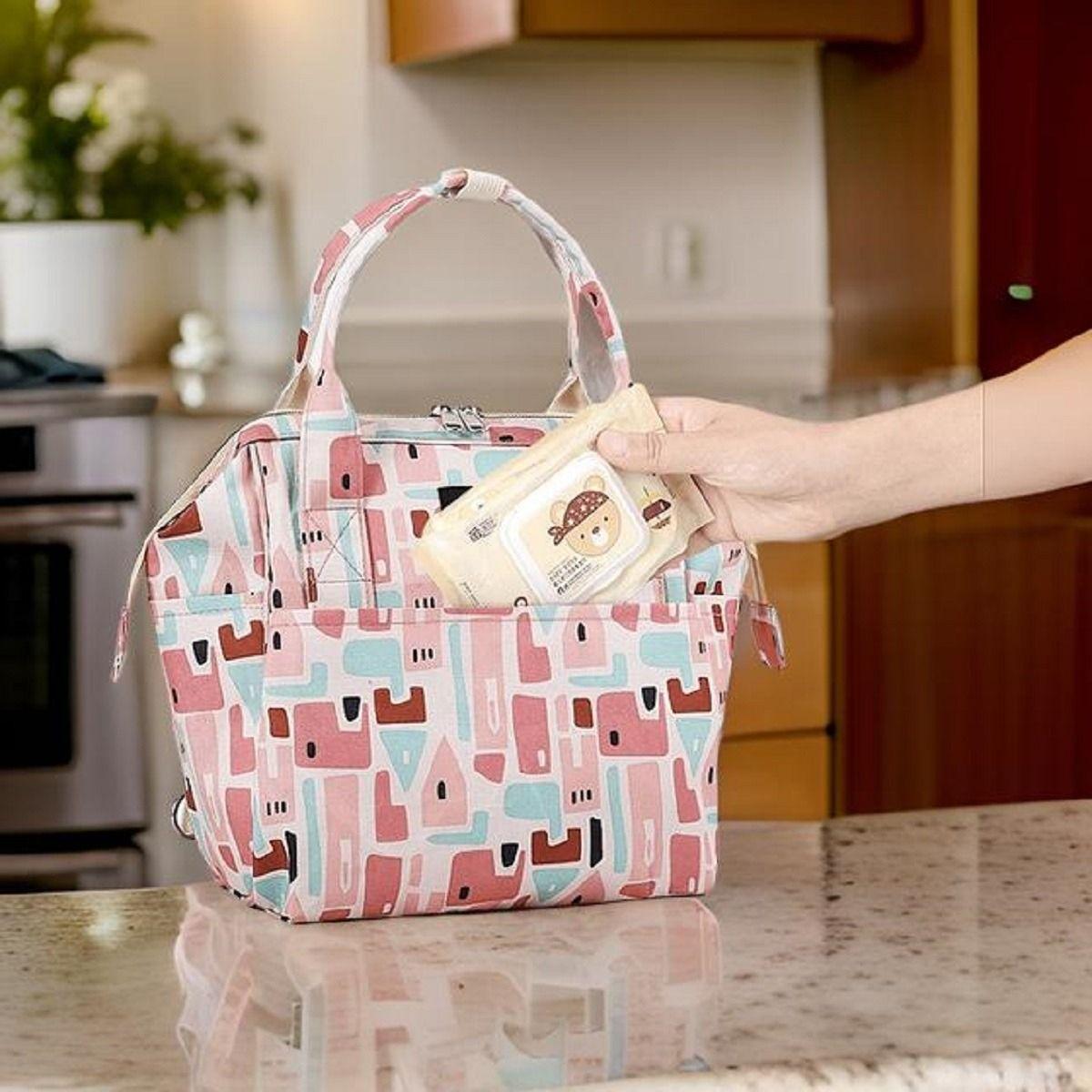 Mochila Maternal Multifuncional Impermeable Mama Bebe Lau-7