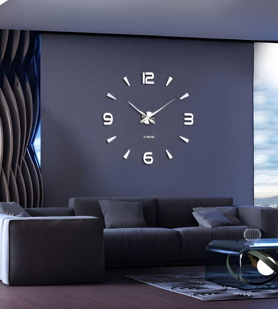 Reloj Pared 3D Acrílico Grande Moderno Decoración Hogar Jhn-4