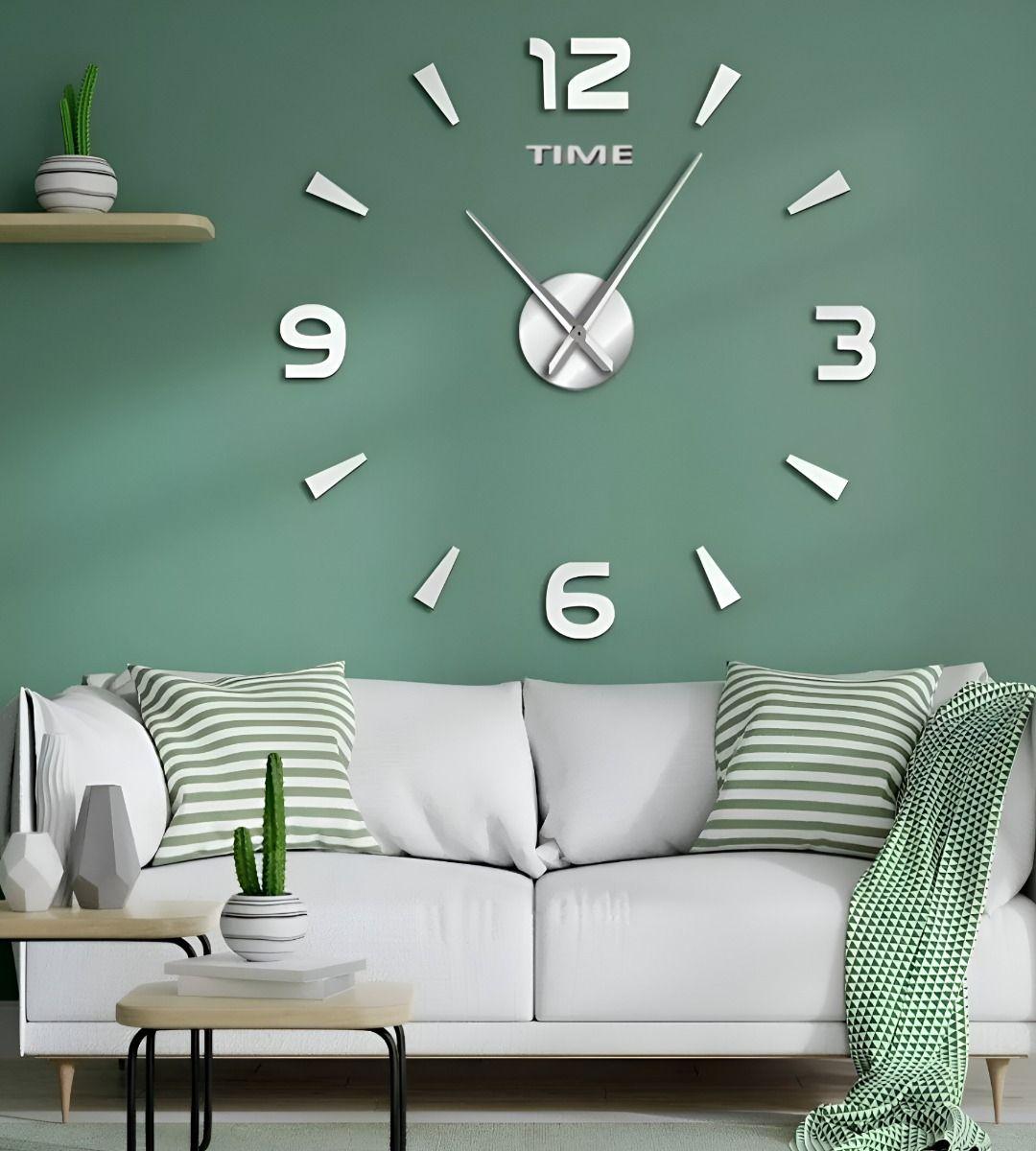 Reloj Pared 3D Acrílico Grande Moderno Decoración Hogar Jhn-9