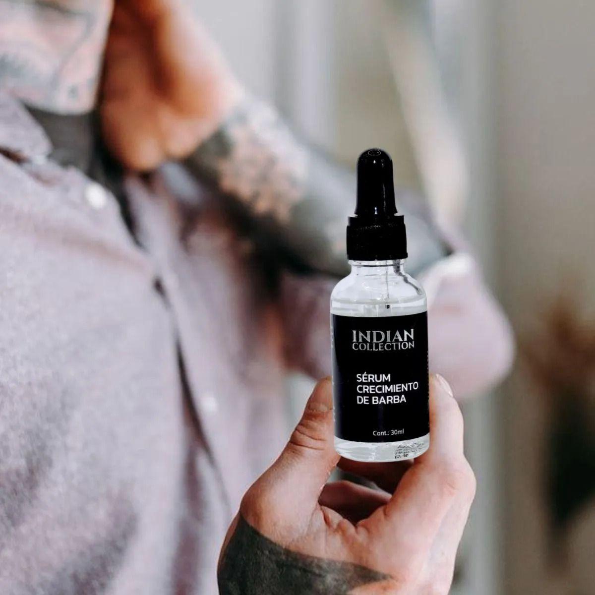 Set 3 Serum para Crecimiento de Barba Fuerte Hidrata Lau-7