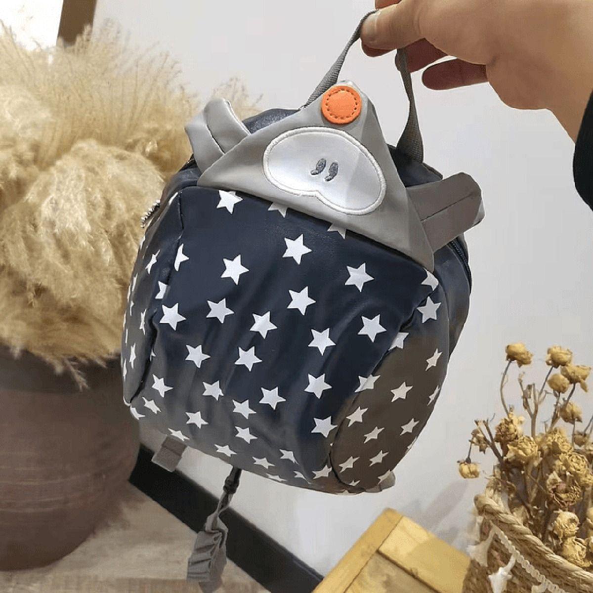 Set 3 Mochila Anti-Pérdida Niños Diseño Animales 3D Lau-4