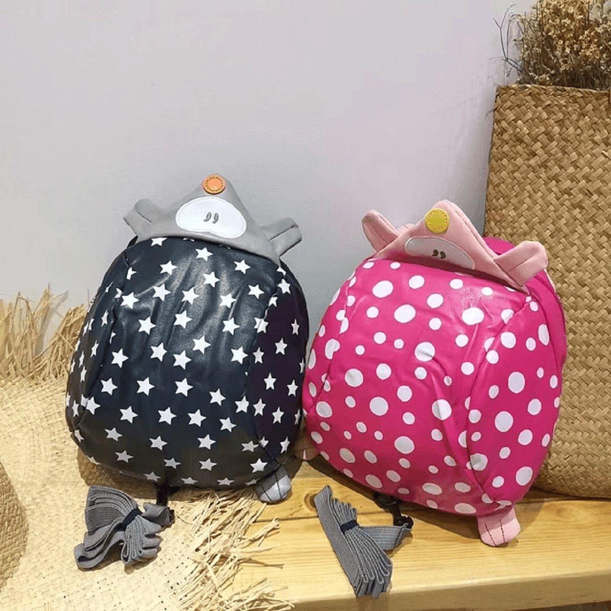 Set 3 Mochila Anti-Pérdida Niños Diseño Animales 3D Lau-7