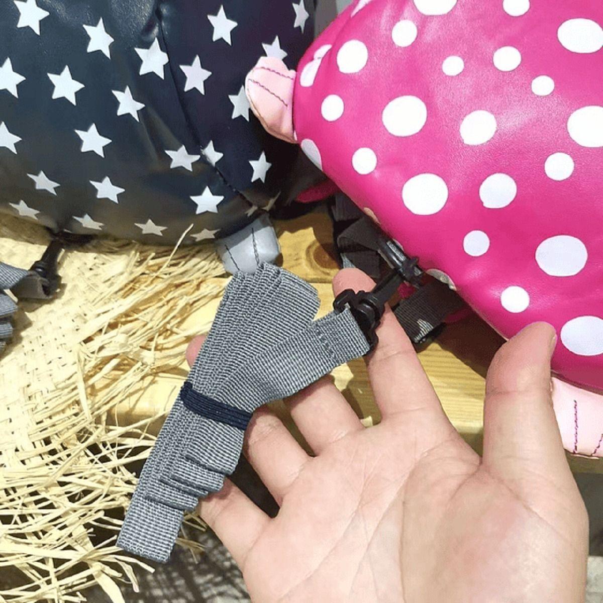 Set 3 Mochila Anti-Pérdida Niños Diseño Animales 3D Lau-8