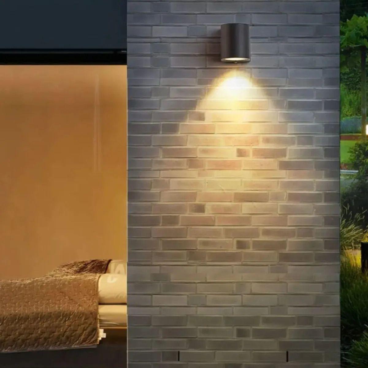 Foco Aplique Pared Led Moderno Exterior Impermeable ALJ-3