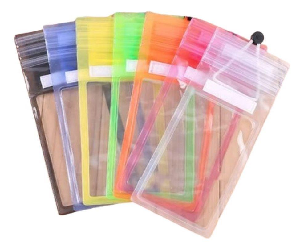 SET 12 BOLSAS IMPERMEABLE PROTEGER CELULAR AGUA LAU-8