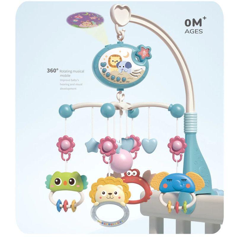 MOVIL PARA CUNA BEBE MUSICAL SONAJERO DIVERTIDO LAU-7