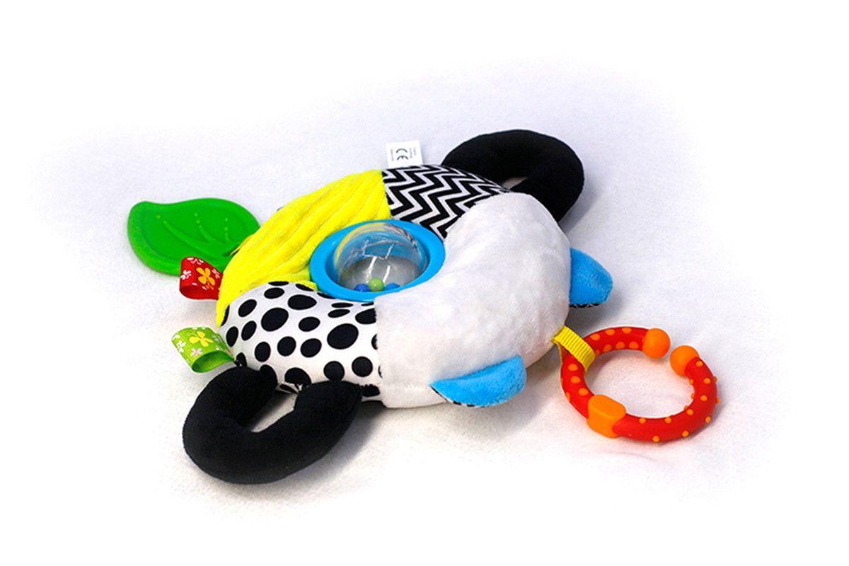 Sonajero Bebé Suave Animal Dentición Bola Rodillo Jer-2