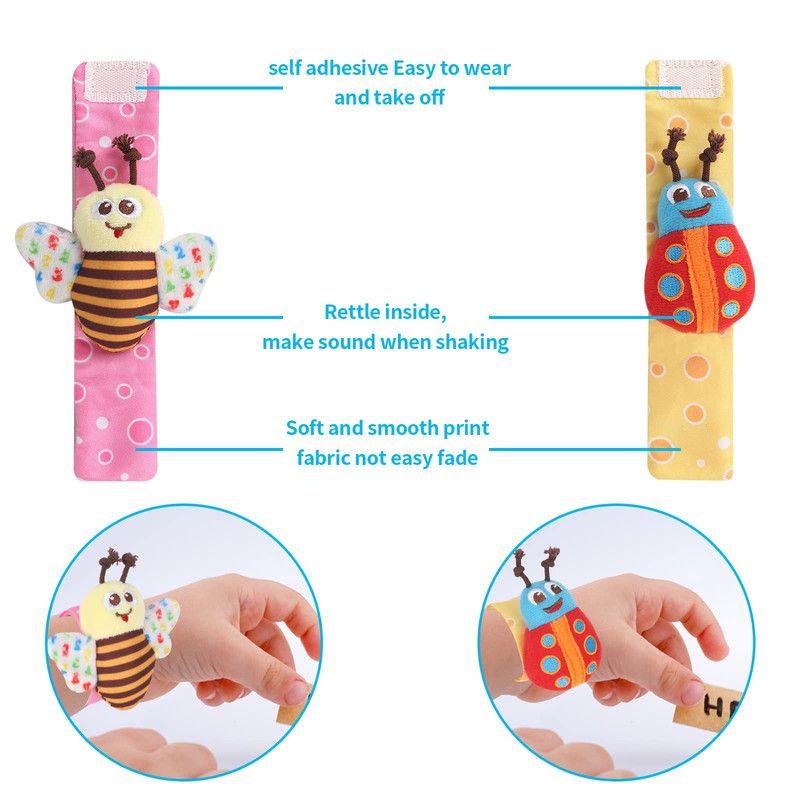 JUGUETE PARA BEBE DIVERTIDO BUSCADOR MANO Y PIE SONAJERO LAU-3