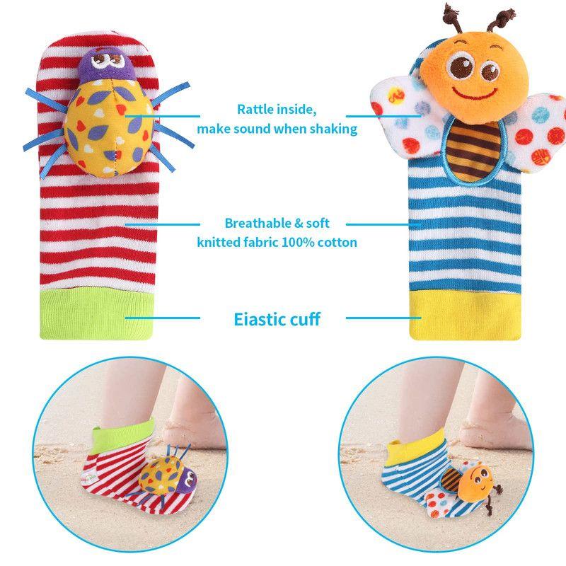 JUGUETE PARA BEBE DIVERTIDO BUSCADOR MANO Y PIE SONAJERO LAU-5