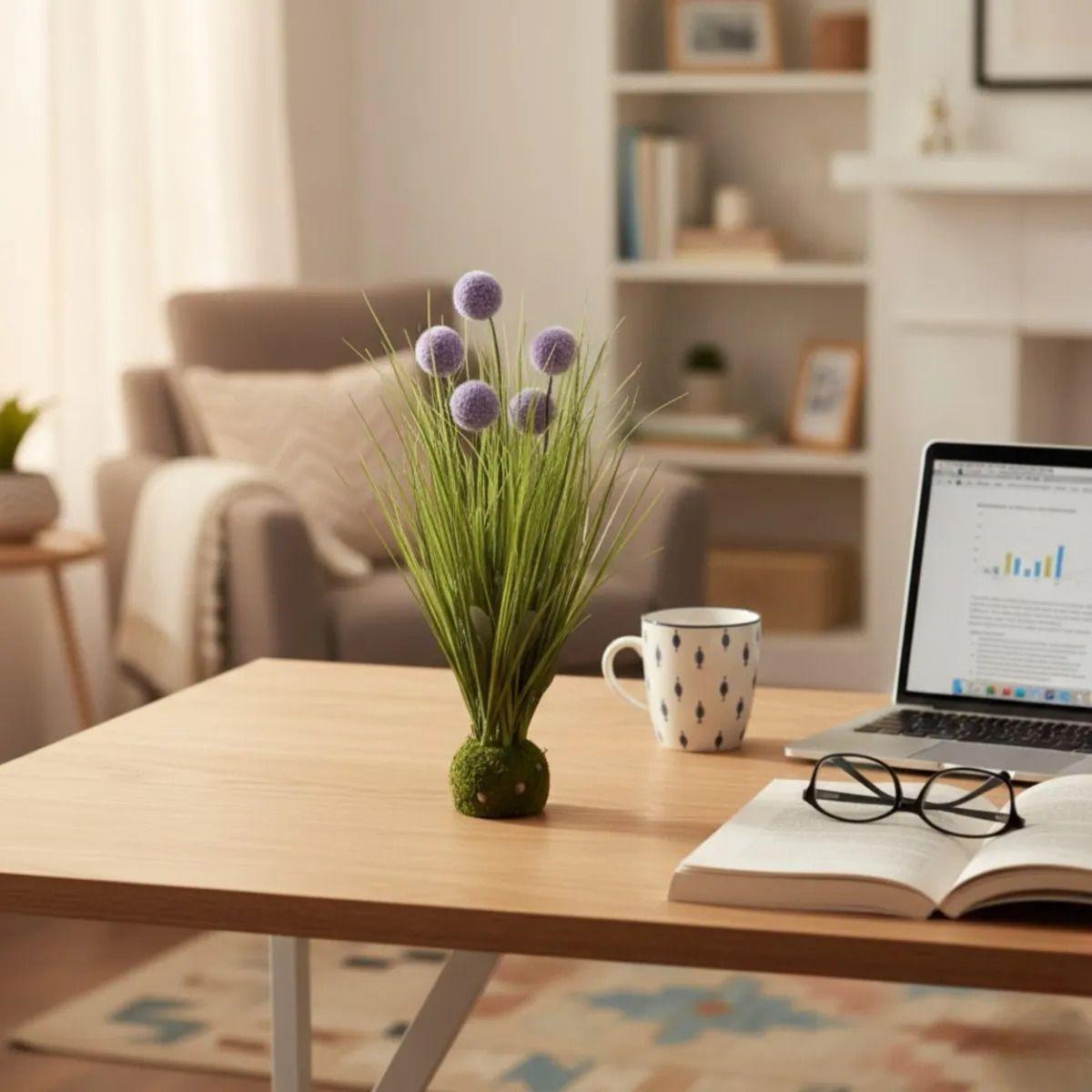 Adorno Floral Artificial Esfera Silvestre Musgo Hogar Jhn-8