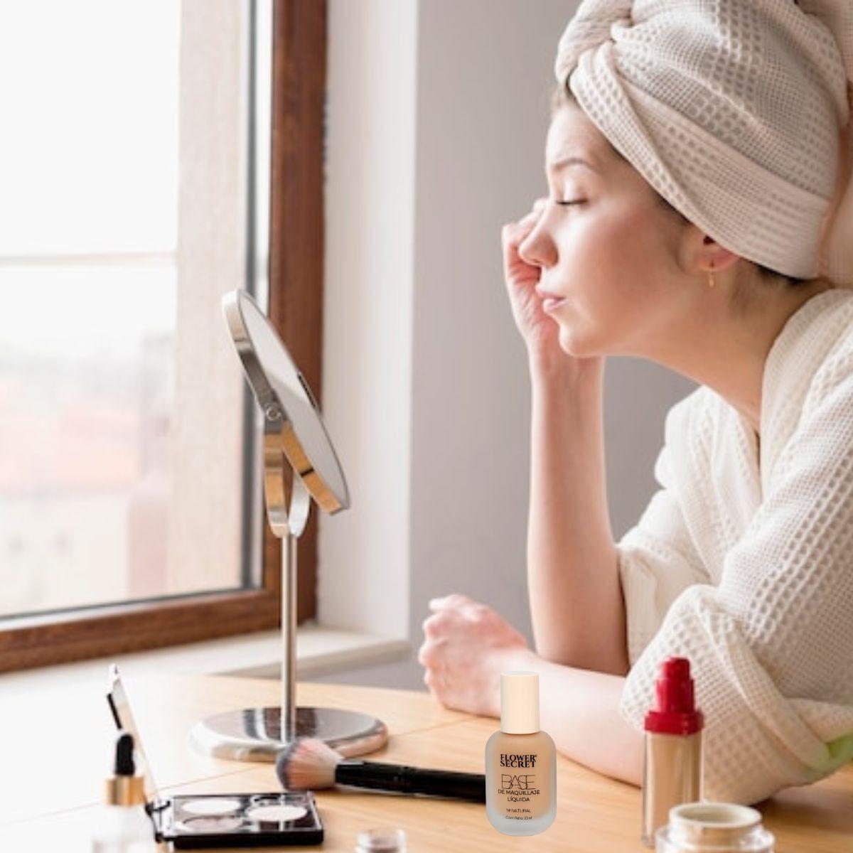 PAQUETE 12 BASES DE MAQUILLAJE LIQUIDA ACABADO NATURAL LAU-6