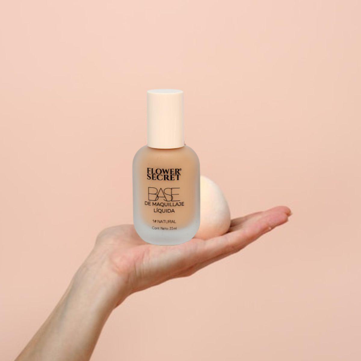 PAQUETE 12 BASES DE MAQUILLAJE LIQUIDA ACABADO NATURAL LAU-8