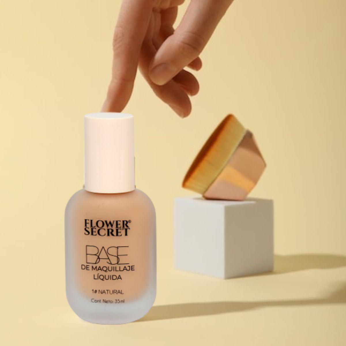 PAQUETE 12 BASES DE MAQUILLAJE LIQUIDA ACABADO NATURAL LAU-9