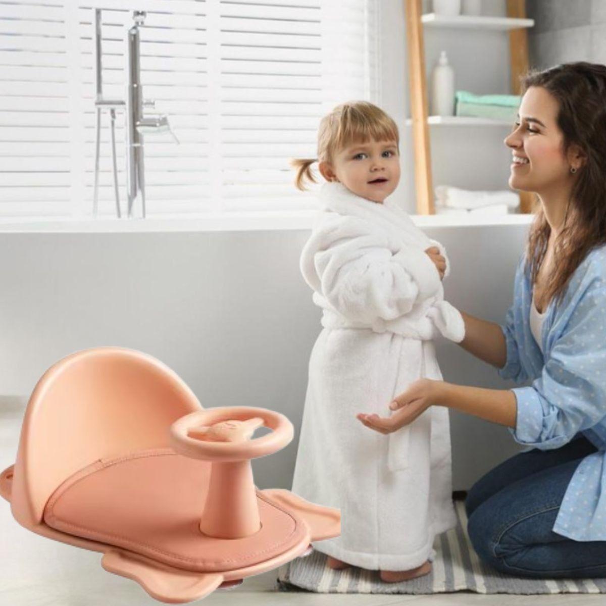 SILLA DE TINA BAÑO MULTIFUNCIONAL VOLANTE INTERACTIVO LAU-8