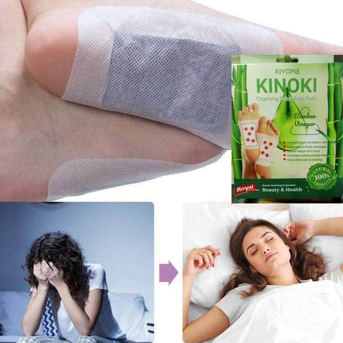 Parches Desintoxicantes Pies Extracto Bambú 9 Pack Jhn-5