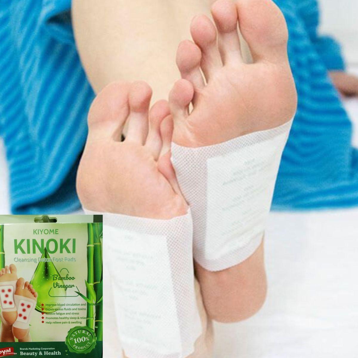 Parches Desintoxicantes Pies Extracto Bambú 9 Pack Jhn-9