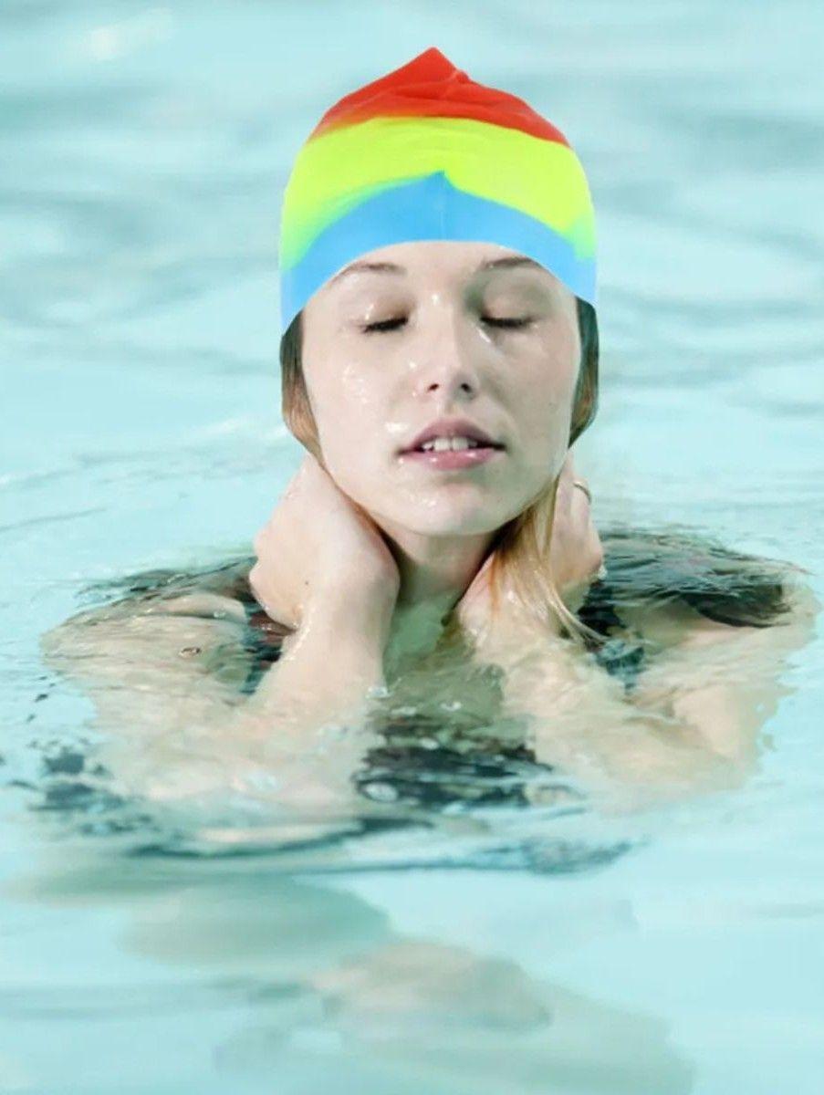 Set 4 Gorro Natación Unisex Impermeable Elástico Jhn-2