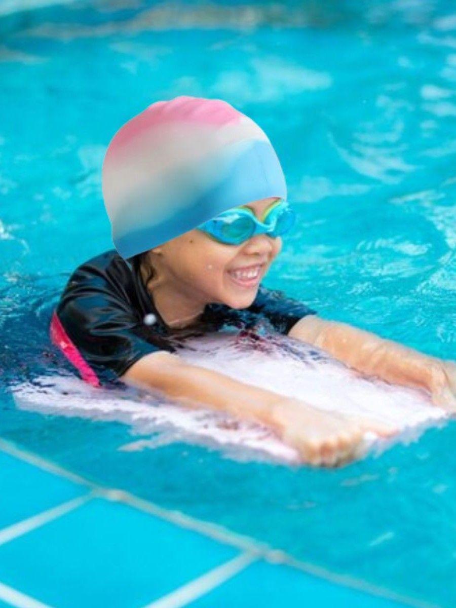 Set 4 Gorro Natación Unisex Impermeable Elástico Jhn-6