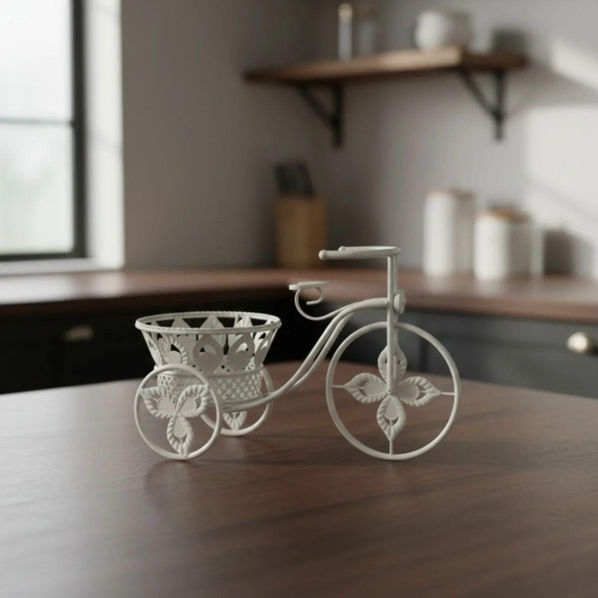 Porta Maceta Decorativo Diseño Bicicleta Vintage Adorno Jhn-7