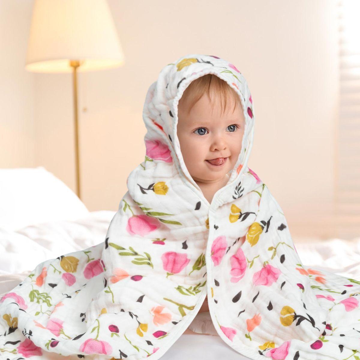 MANTA DE APEGO MUSELINA SUAVE LIGERA PARA BEBE LAU-7