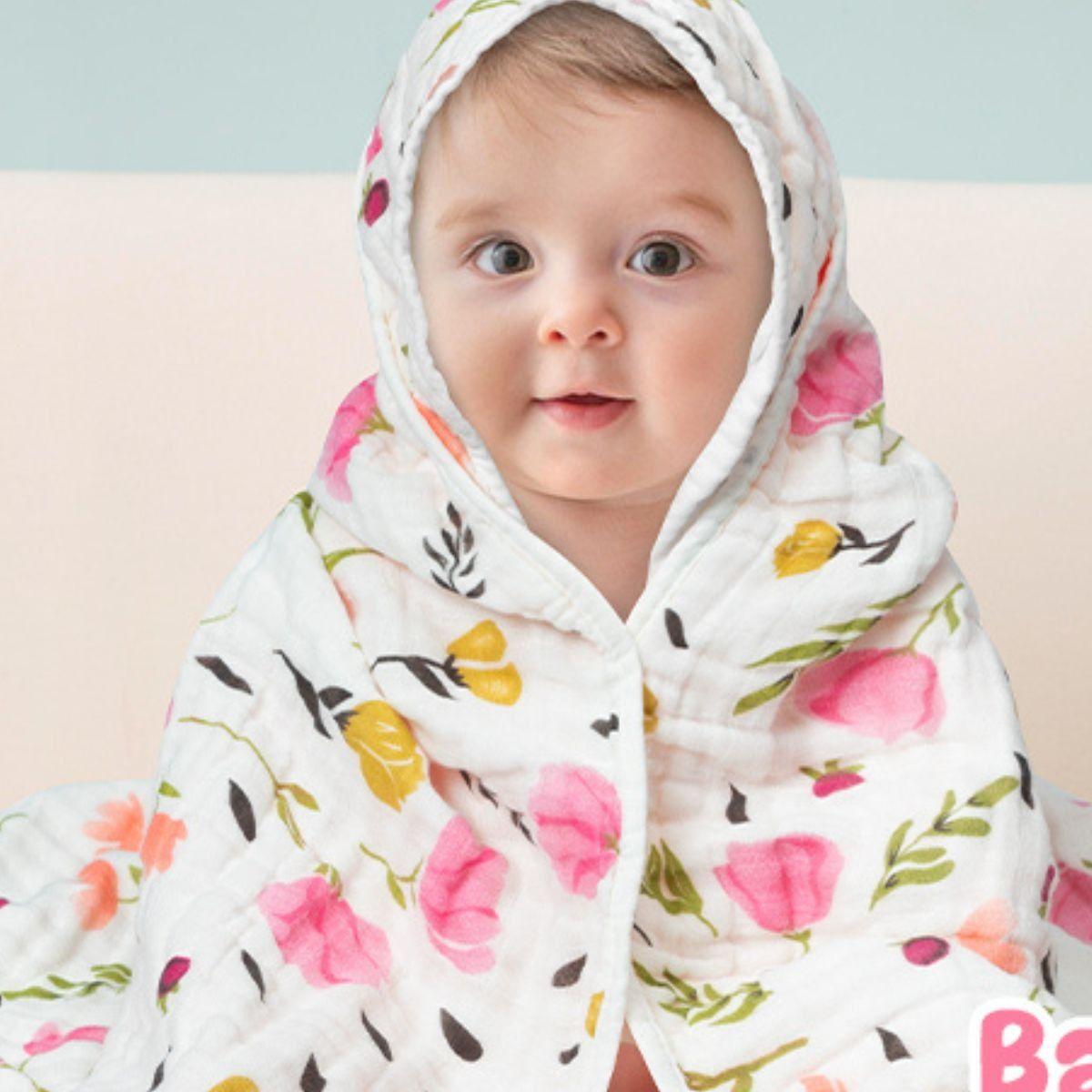 MANTA DE APEGO MUSELINA SUAVE LIGERA PARA BEBE LAU-9