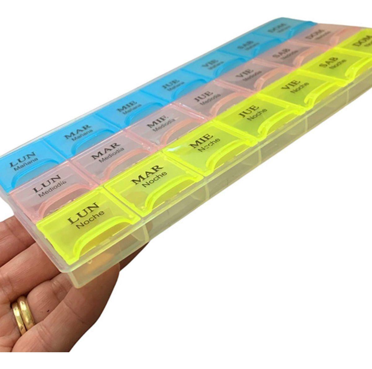 SET 3 PASTILLEROS DE 21 DIAS MENSUAL 3 TOMAS DIARIAS LAU-4