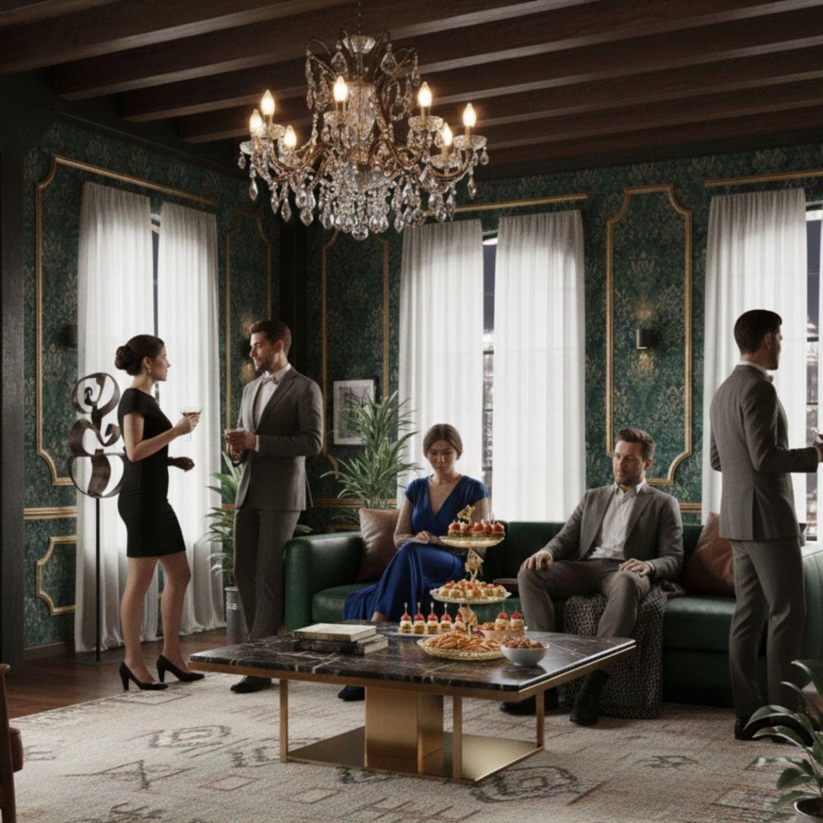 Centro Mesa Decorativo Escultural Funcional 3 Niveles Jhn-3