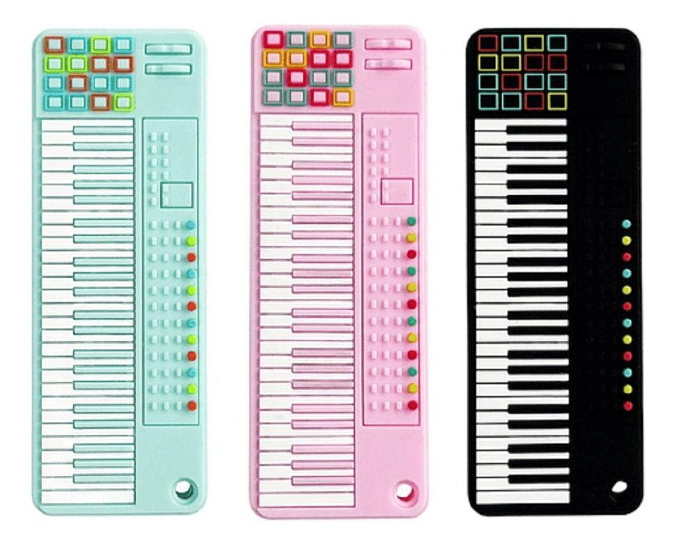 Set 4 Mordedor Forma Teclado Piano Encias Bebes Lau-0