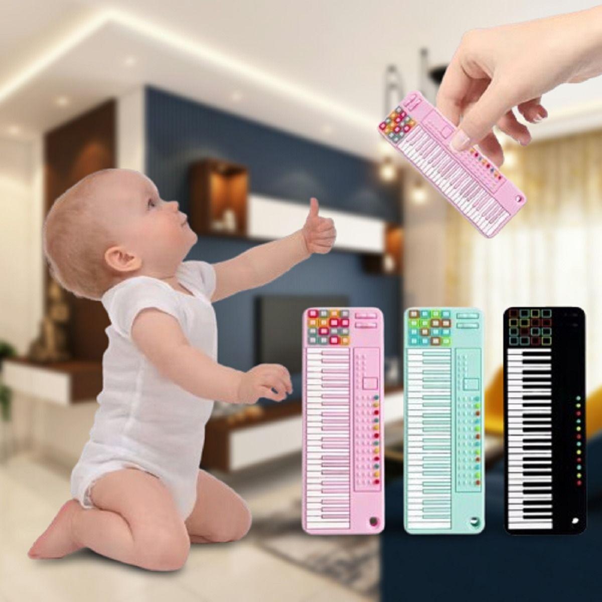 Set 4 Mordedor Forma Teclado Piano Encias Bebes Lau-2