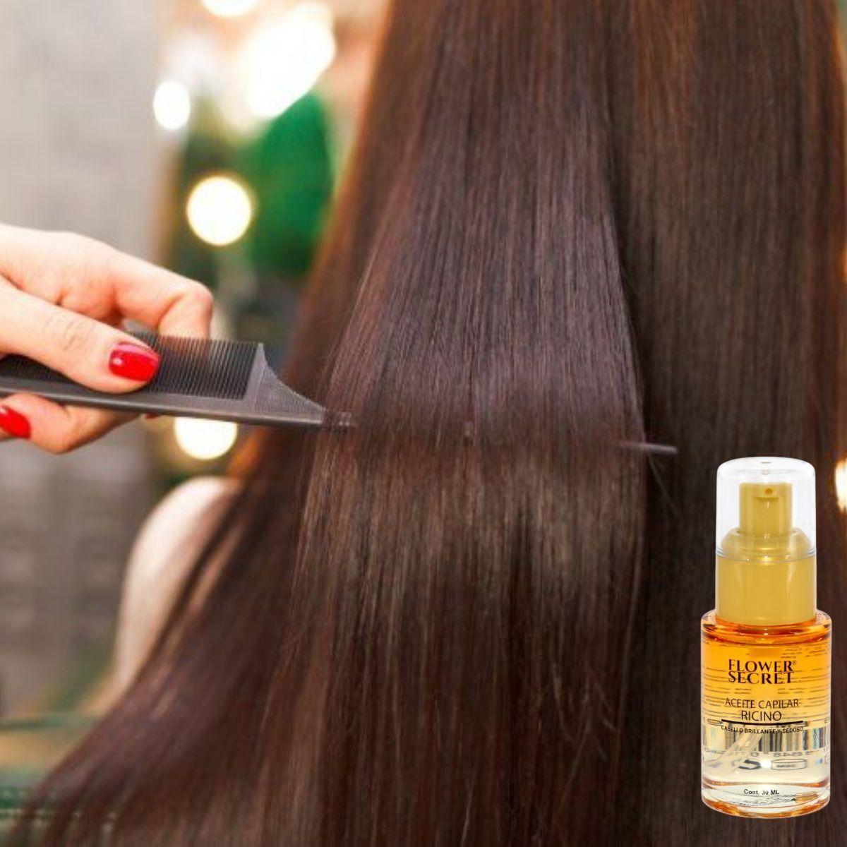 SET 2 ACEITES CAPILAR DE RICINO ELIMINA FRIZZ SUAVIDAD LAU-3