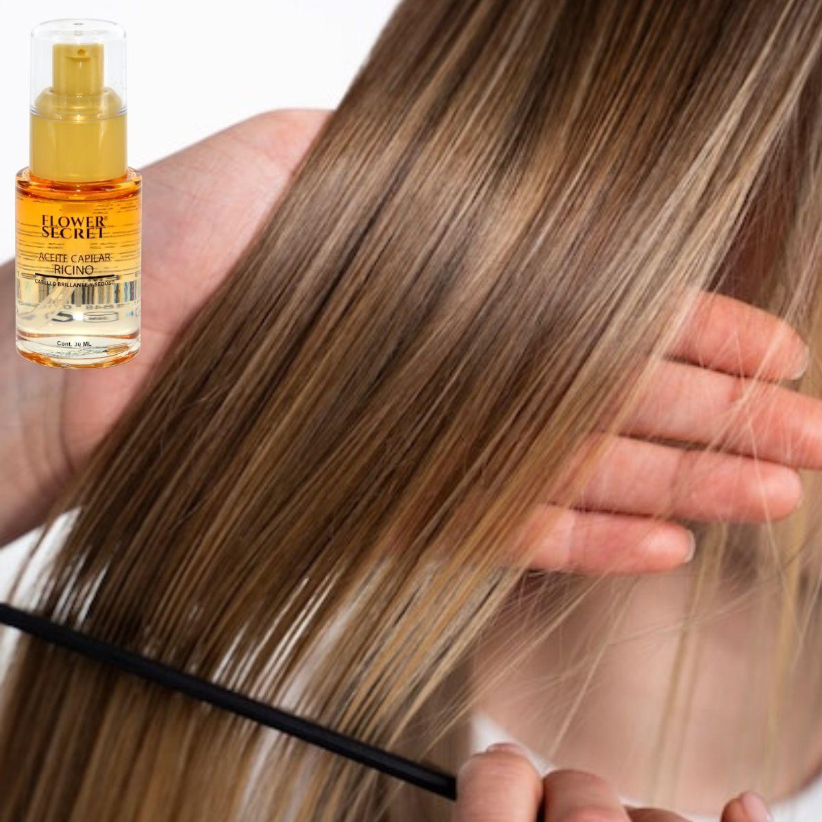 SET 2 ACEITES CAPILAR DE RICINO ELIMINA FRIZZ SUAVIDAD LAU-6