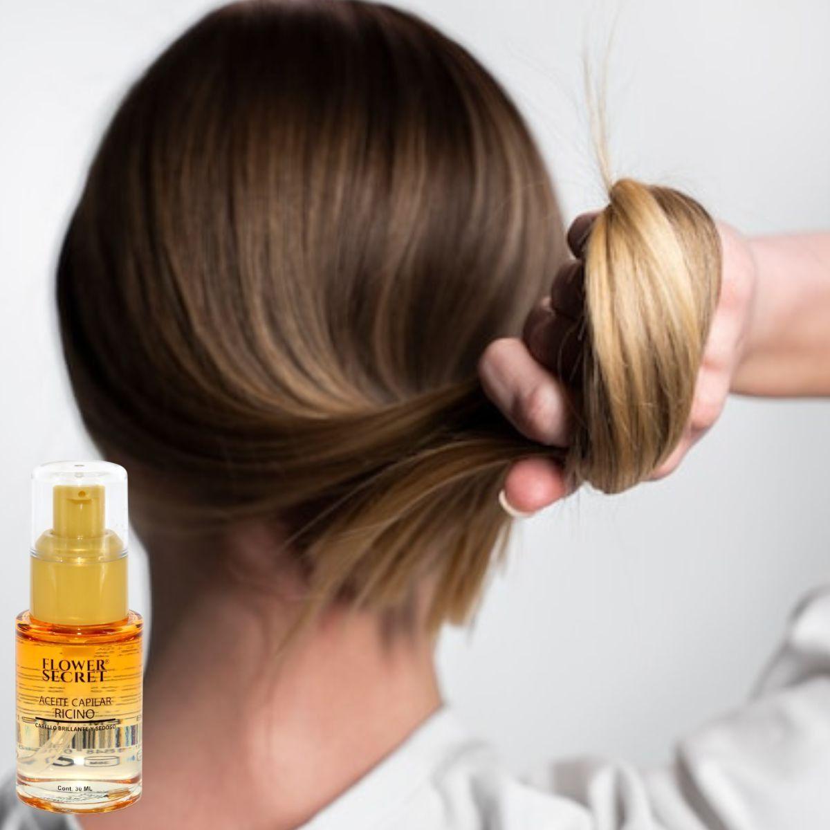 SET 2 ACEITES CAPILAR DE RICINO ELIMINA FRIZZ SUAVIDAD LAU-7